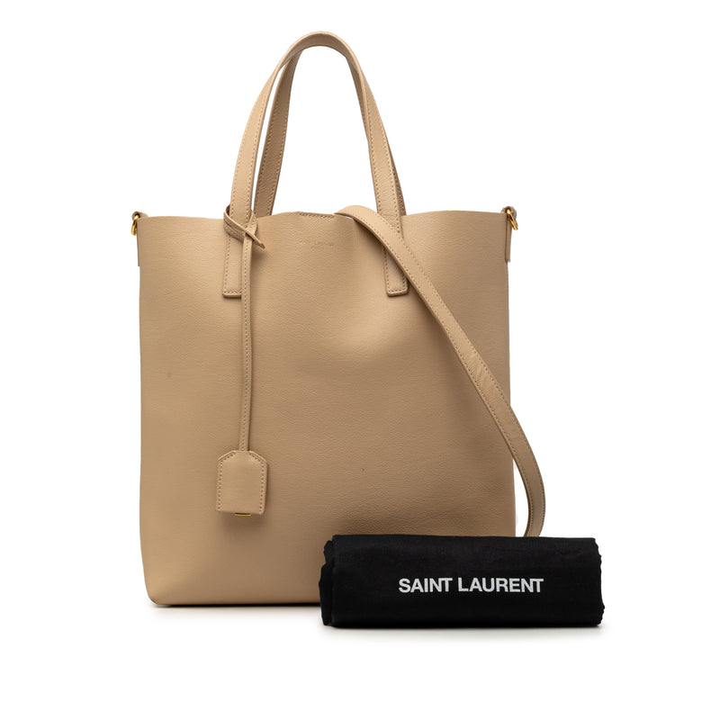 Toy Leather North South Shopping Tote - Image 8