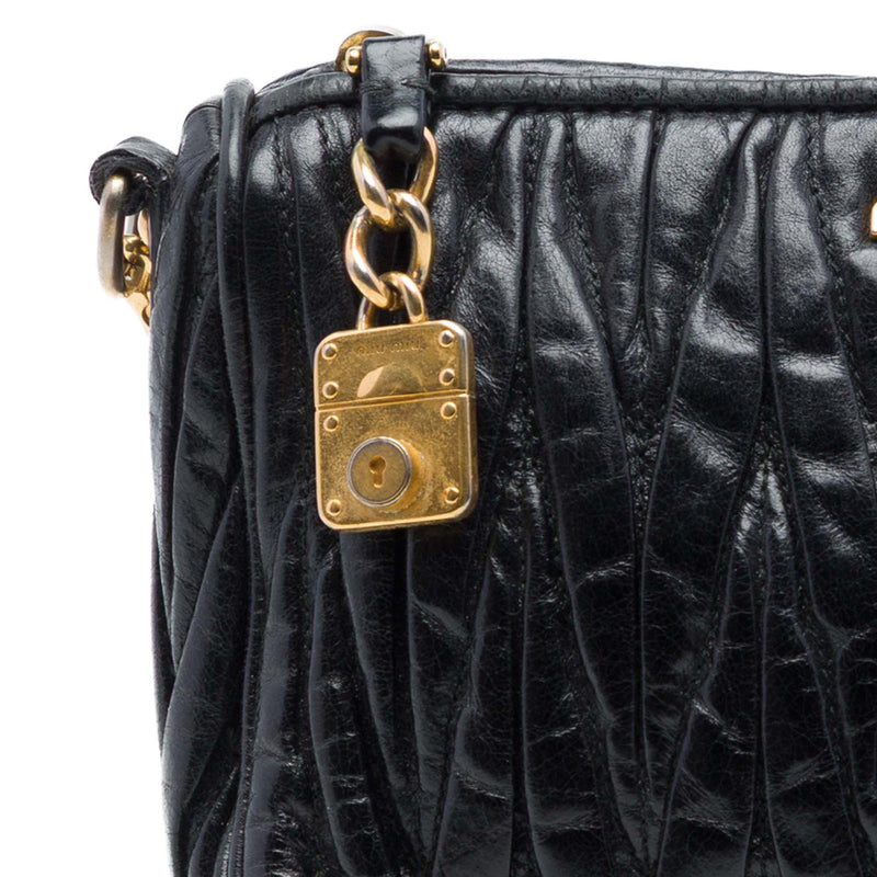 Matelasse Nappa Lux Charm Shoulder Bag - Image 6