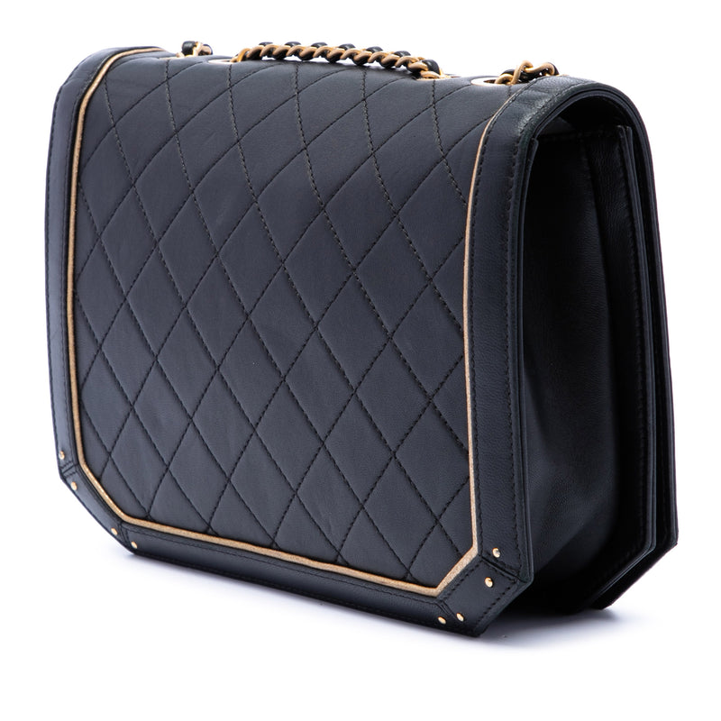 Quilted Calfskin Octagon CC Clasp Flap - Image 2