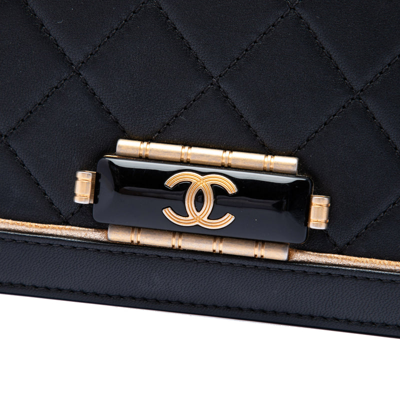 Quilted Calfskin Octagon CC Clasp Flap - Image 5