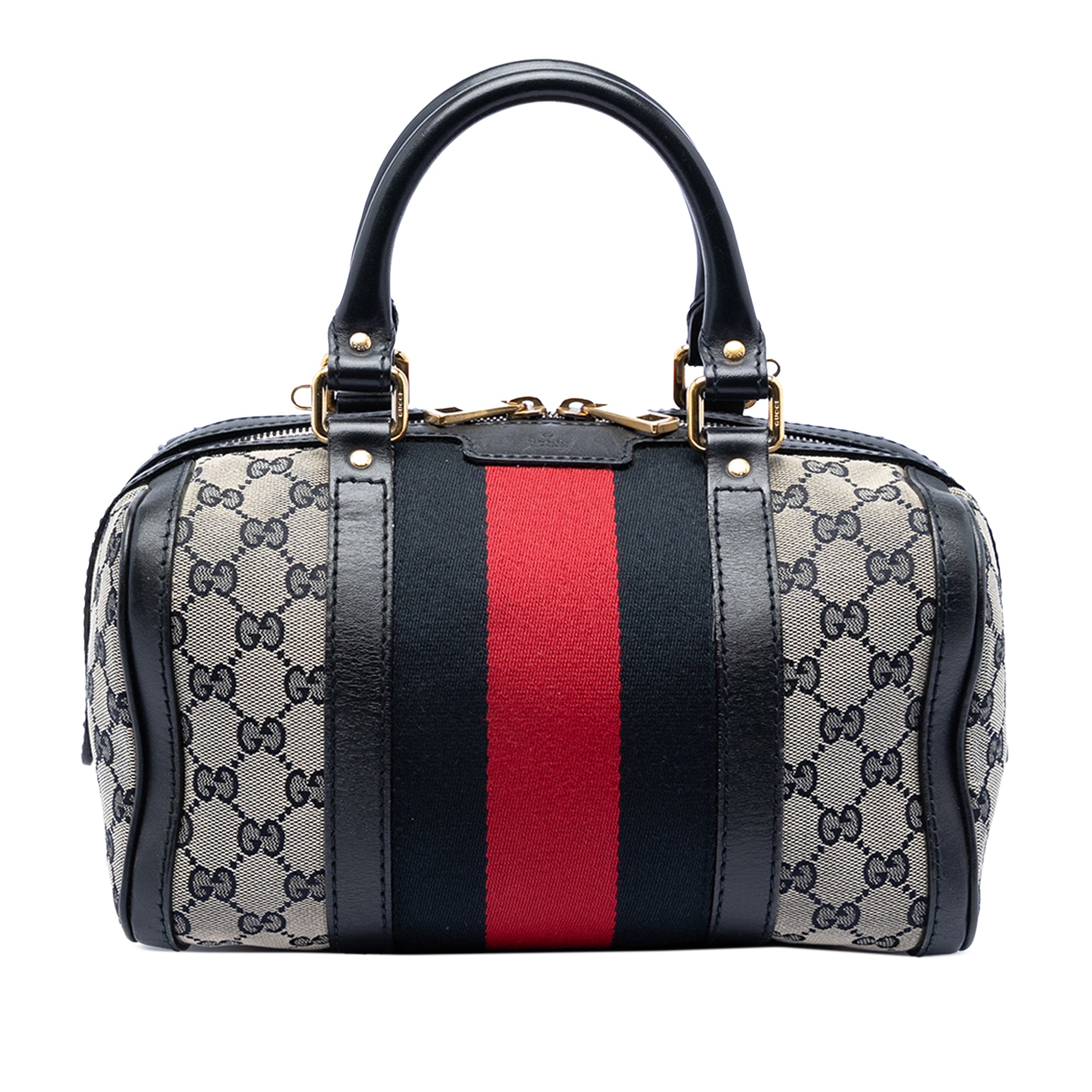 Small GG Canvas Web Joy Boston Bag - Image 1