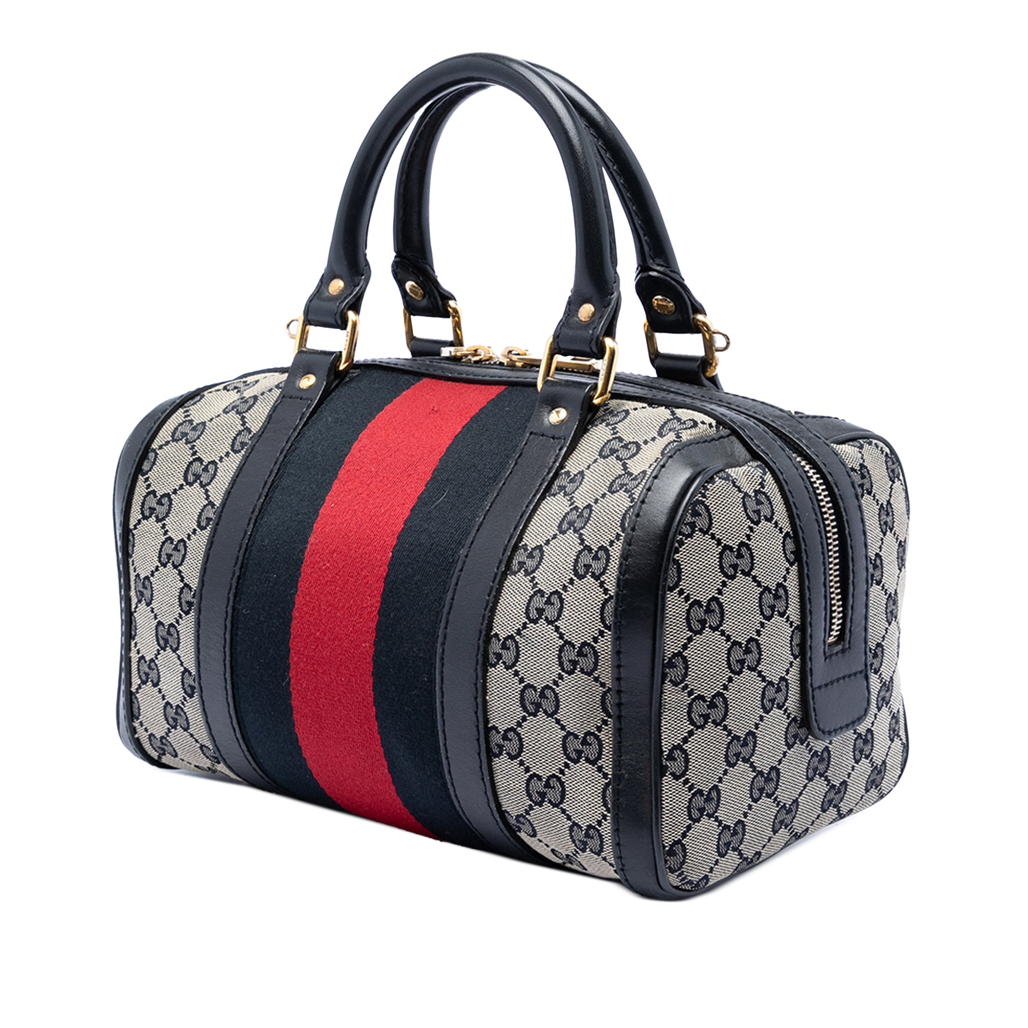 Small GG Canvas Web Joy Boston Bag - Image 2