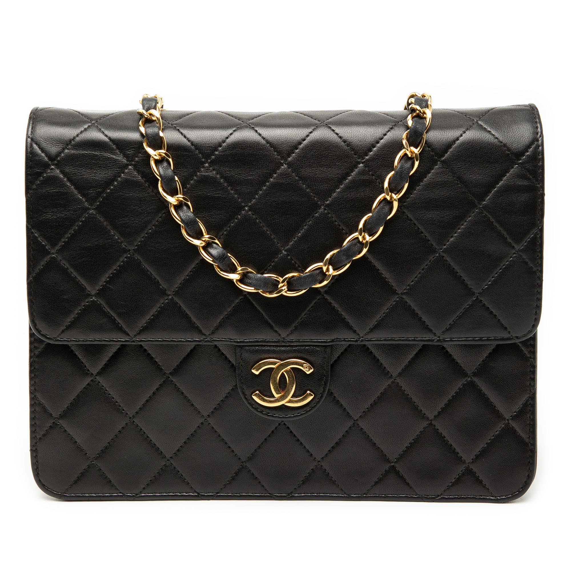 Small CC Quilted Lambskin Single Flap - Image 1
