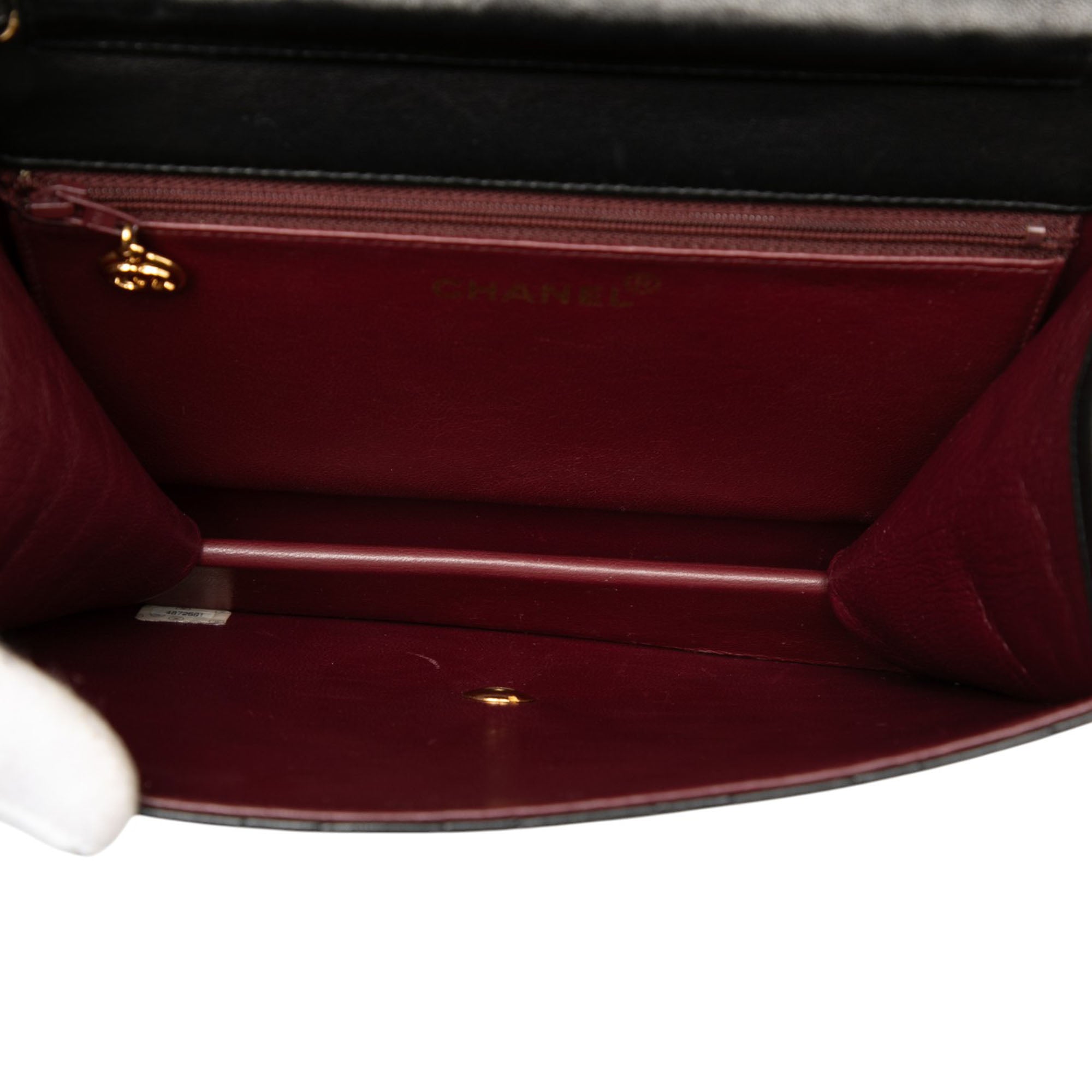 Small CC Quilted Lambskin Single Flap - Image 4
