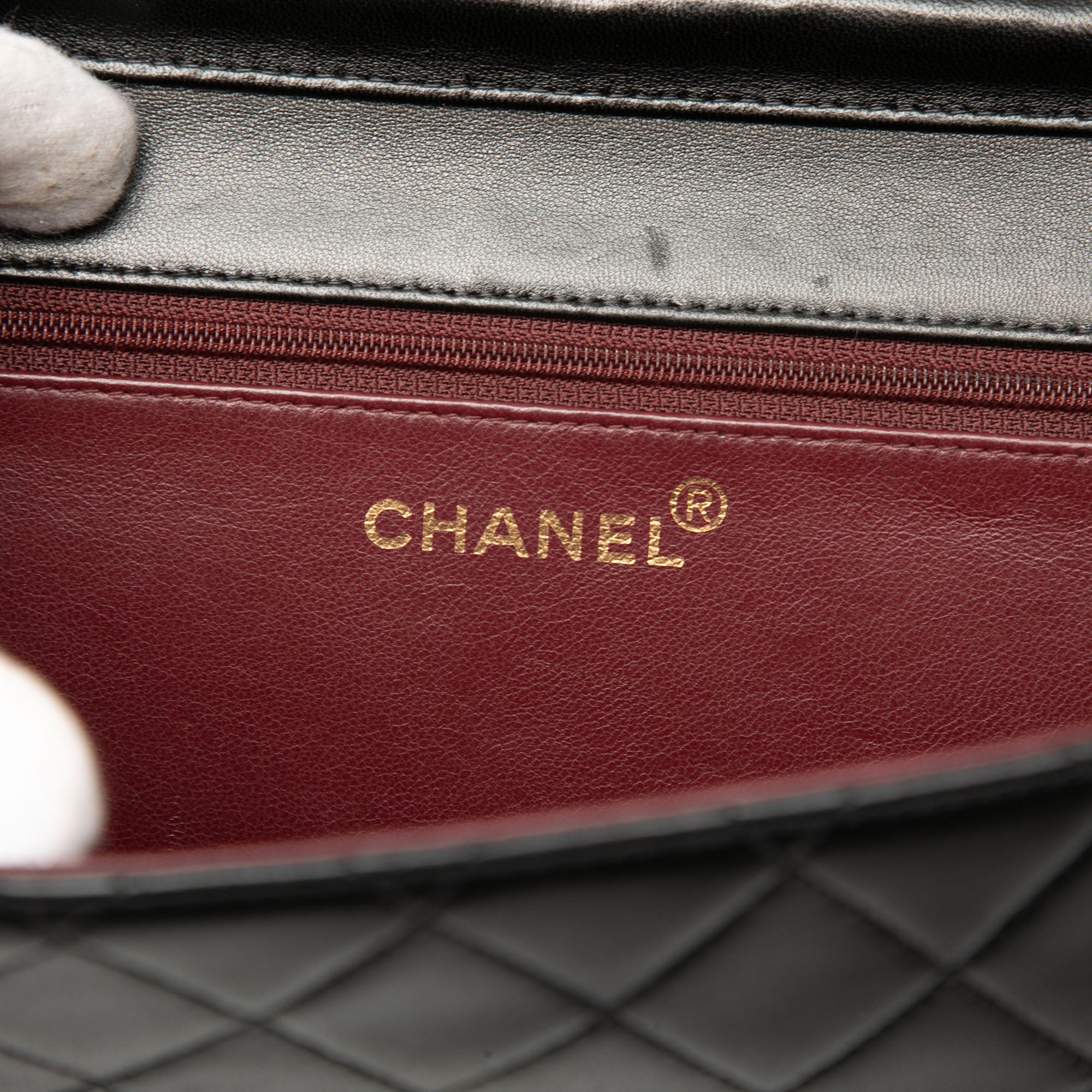 Small CC Quilted Lambskin Single Flap - Image 5