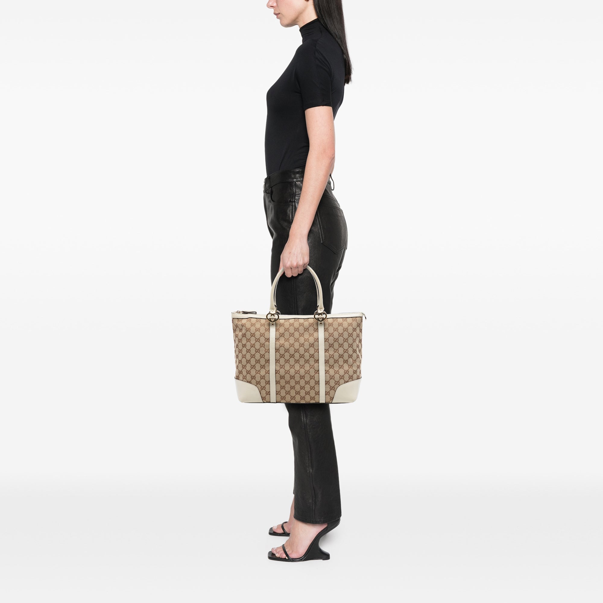 GG Canvas Lovely Tote - Image 7