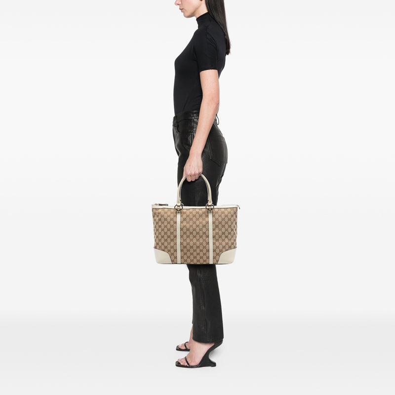 GG Canvas Lovely Tote - Image 7