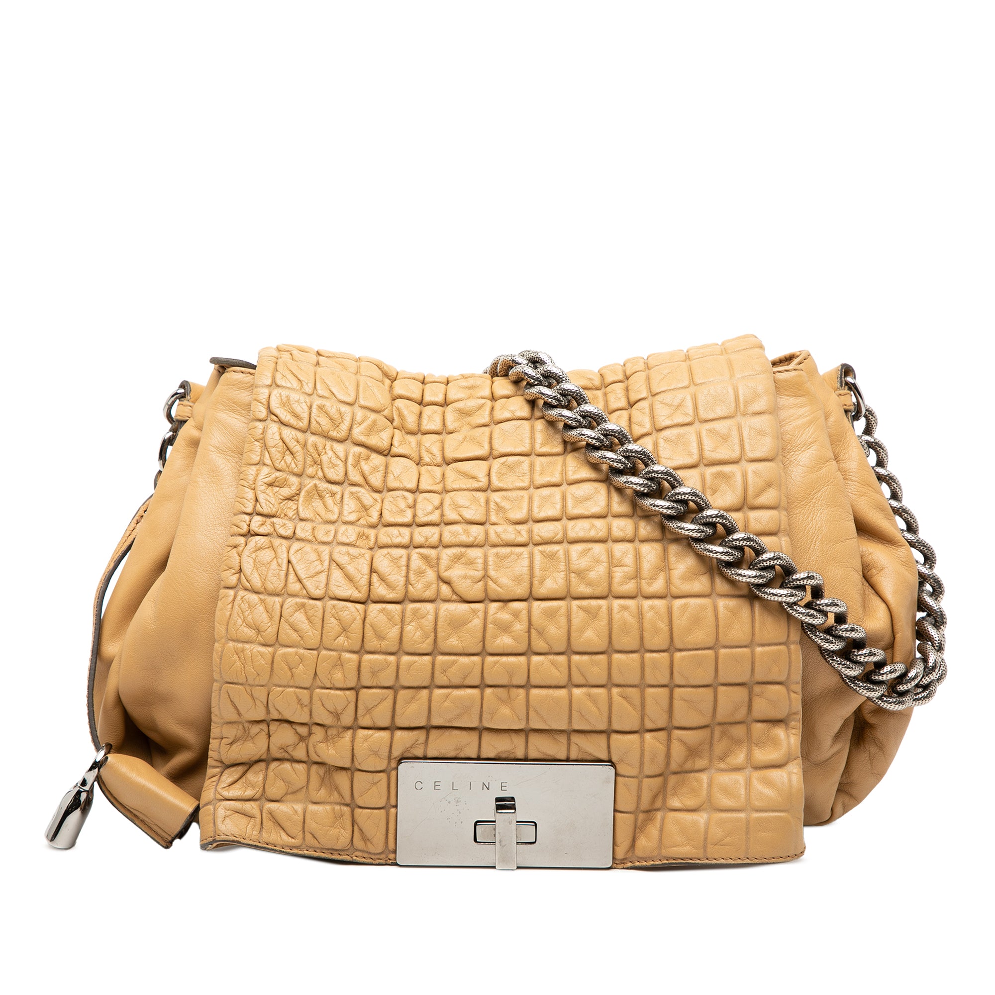 Lambskin Watch Me Gauffre Flap Shoulder Bag - Image 1