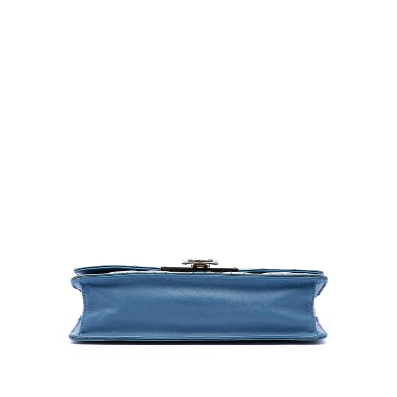 Quilted Patent Golden Class East West Wallet on Chain - Image 3