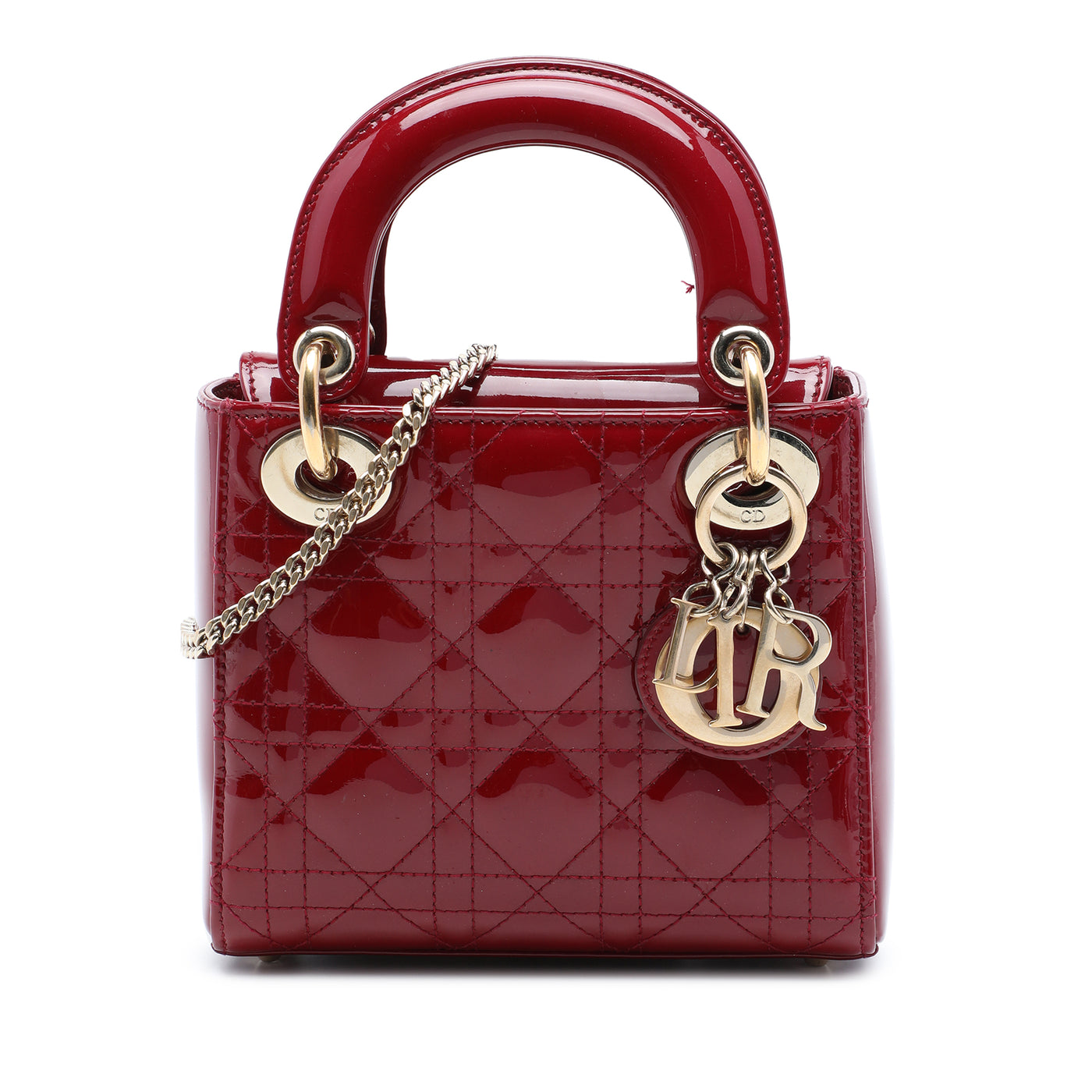 Mini Patent Cannage Lady Dior - Image 1