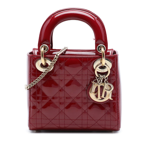 Mini Patent Cannage Lady Dior - Image 1