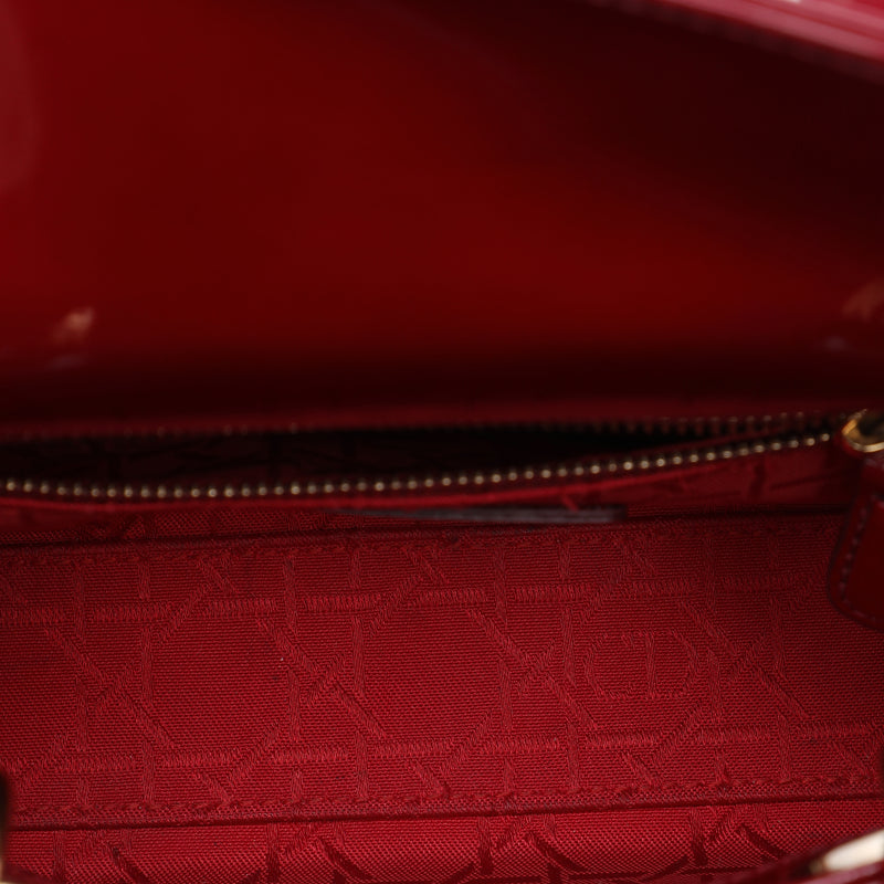 Mini Patent Cannage Lady Dior - Image 4