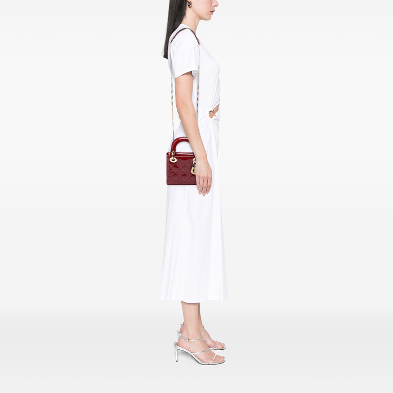 Mini Patent Cannage Lady Dior - Image 6