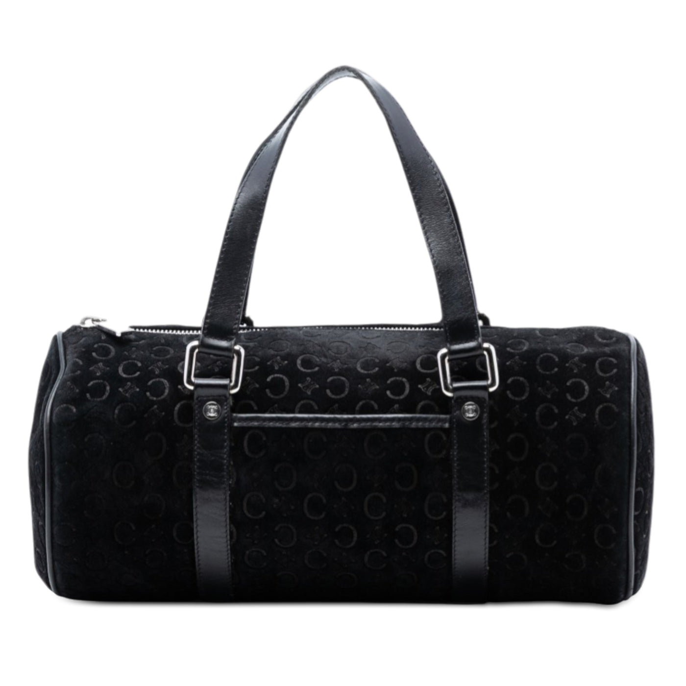 C Macadam Suede Handbag - Image 1