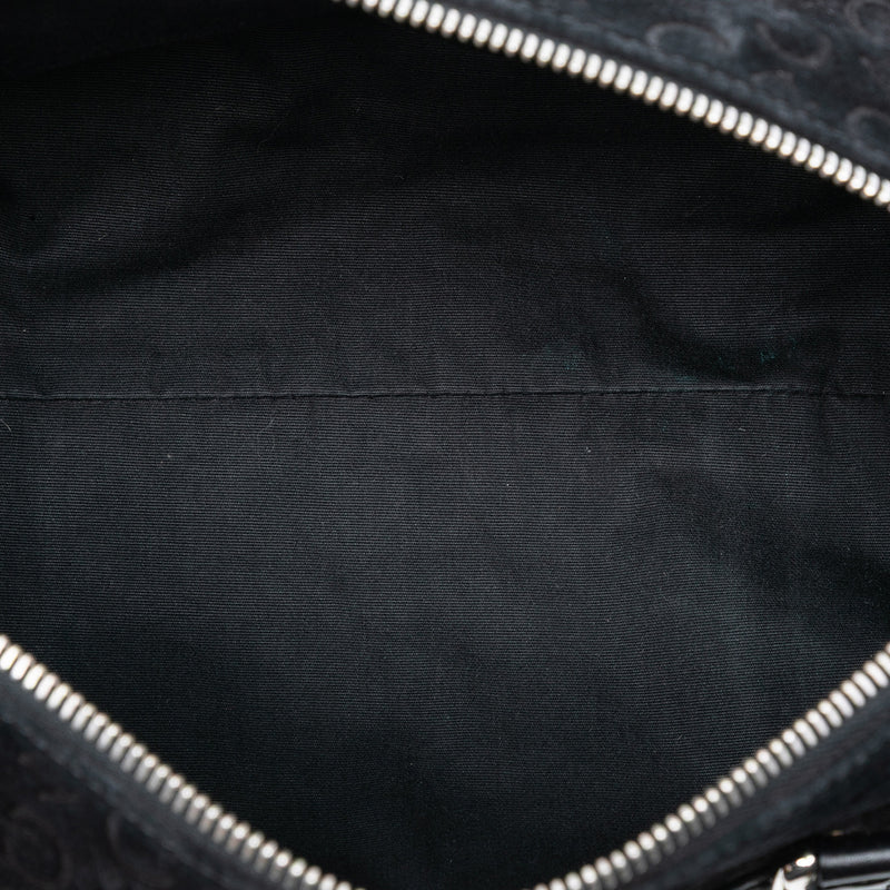 C Macadam Suede Handbag - Image 4
