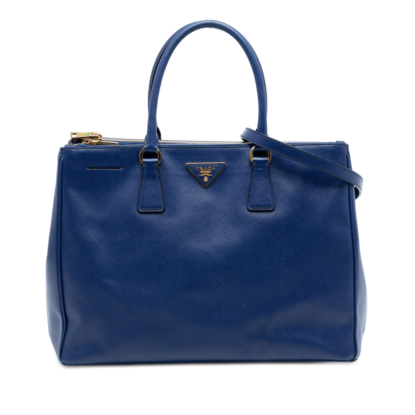 Large Saffiano Lux Galleria Double Zip Tote - Image 1