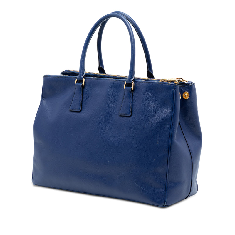 Large Saffiano Lux Galleria Double Zip Tote - Image 2