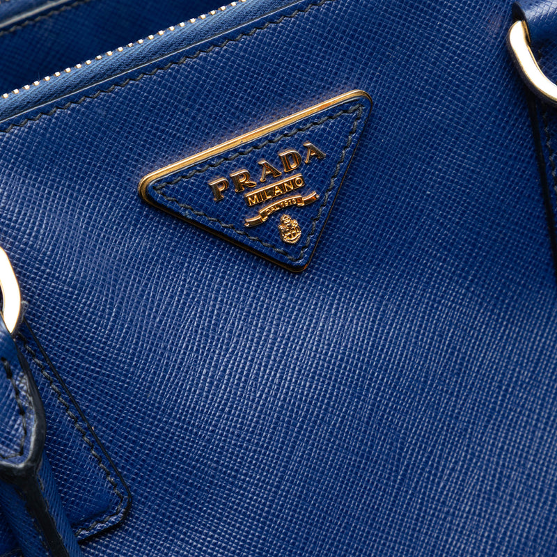 Large Saffiano Lux Galleria Double Zip Tote - Image 5