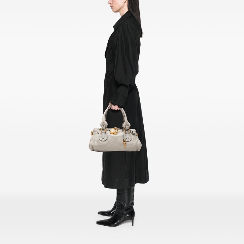 Leather Paddington Handbag - Image 6