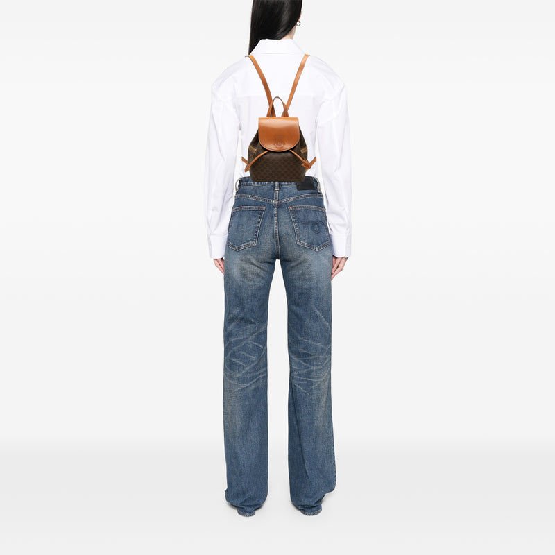 Macadam Coated Canvas  Backpack - Image 6