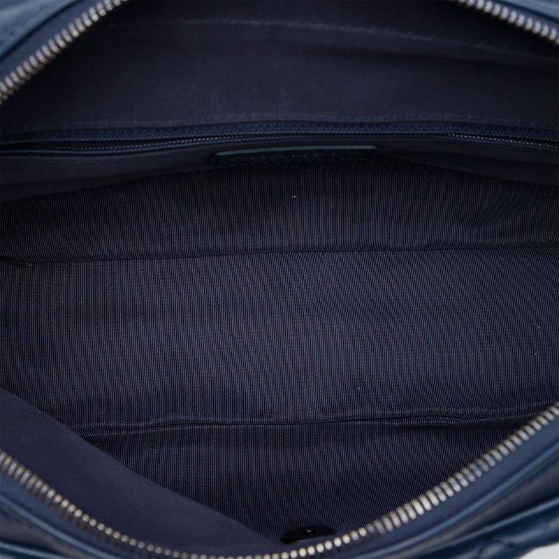 Medium Quilted Crumpled Calfskin Airlines Casual Rock Flap - Image 4