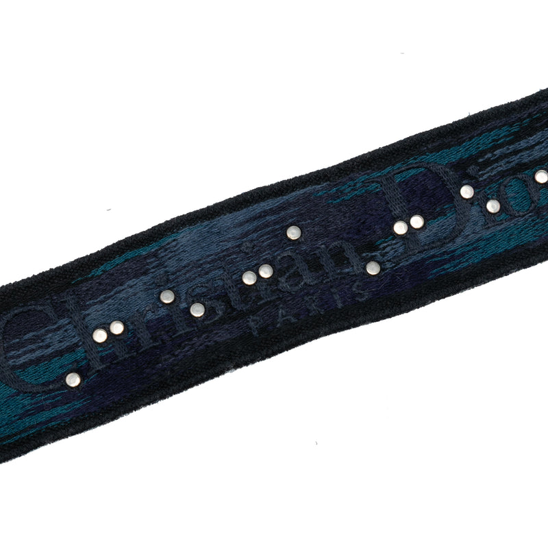 Studded Canvas Embroidered Bag Strap - Image 2