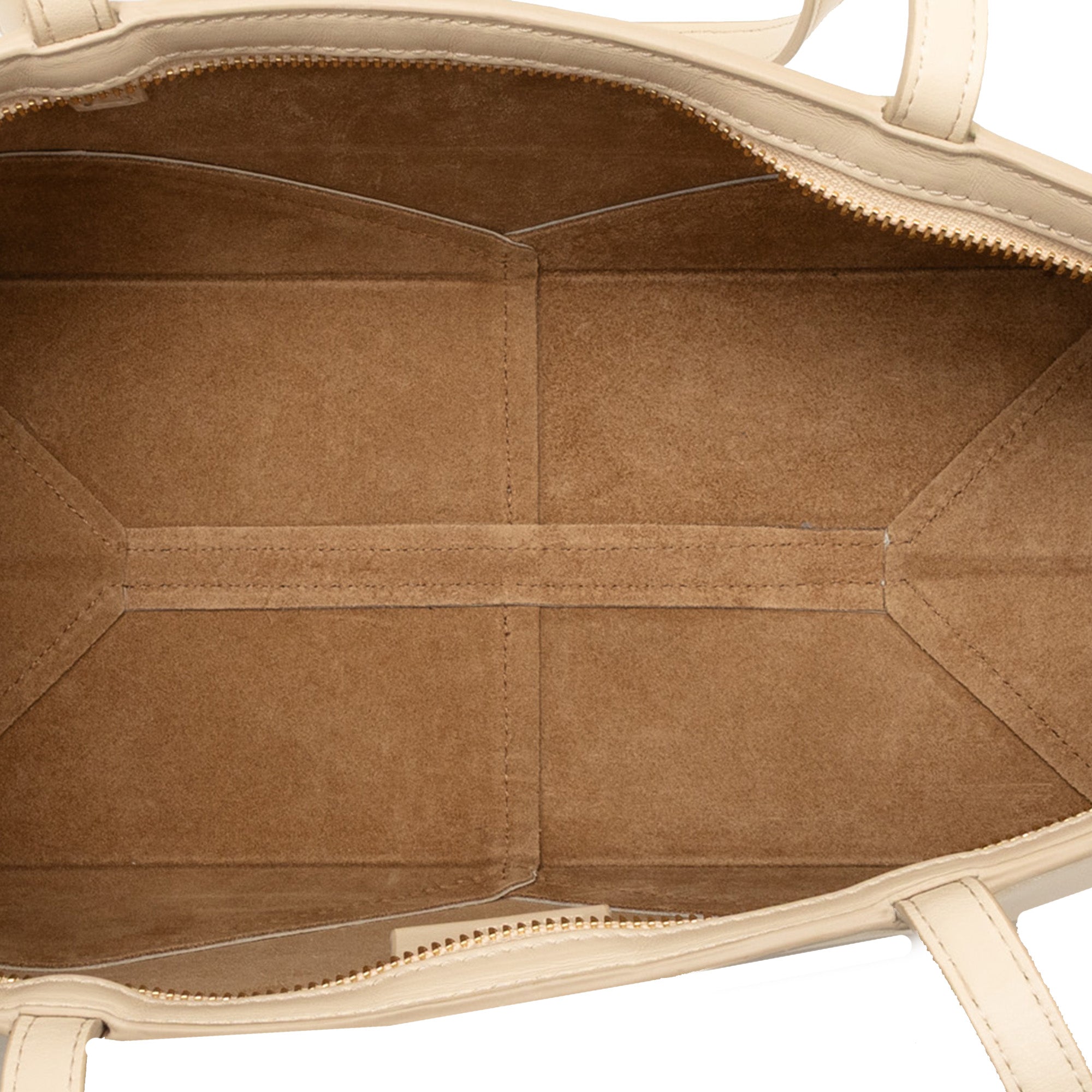 Calfskin Cropped Puzzle Fold Shoulder Bag - Image 4