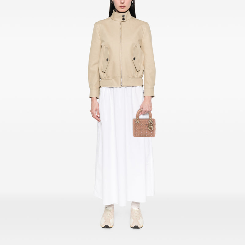 Mini Calfskin Cannage Bead and Strass Embellished Lady Dior - Image 6