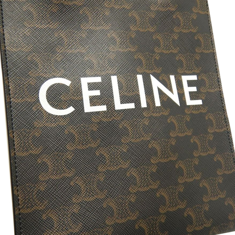 Mini Triomphe Coated Canvas Vertical Cabas Satchel - Image 10