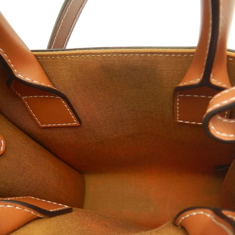 Mini Triomphe Coated Canvas Vertical Cabas Satchel - Image 9