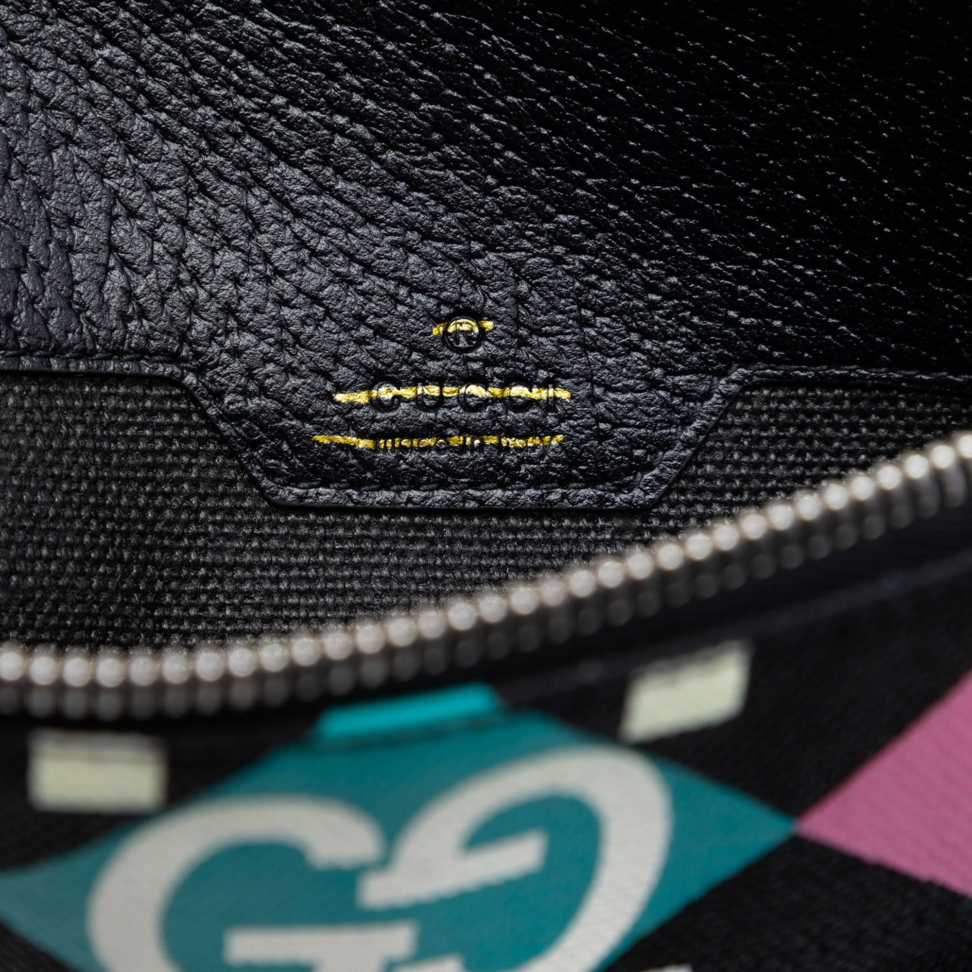 Jumbo GG Canvas Geometric Print Clutch - Image 5