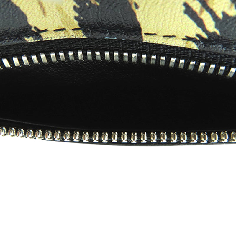 Leopard Printed Calfskin Continental Wallet on Chain - Image 4