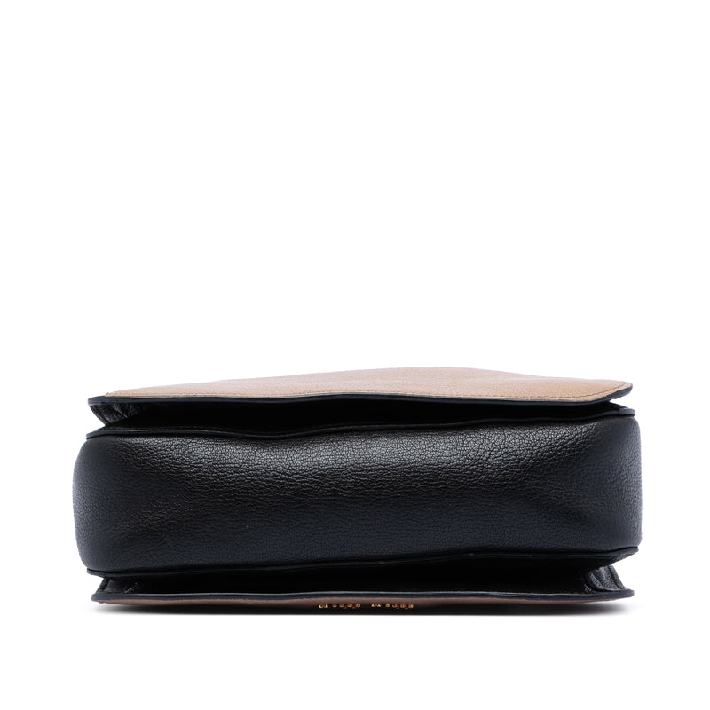 Bicolor Goatskin Madras Satchel - Image 3