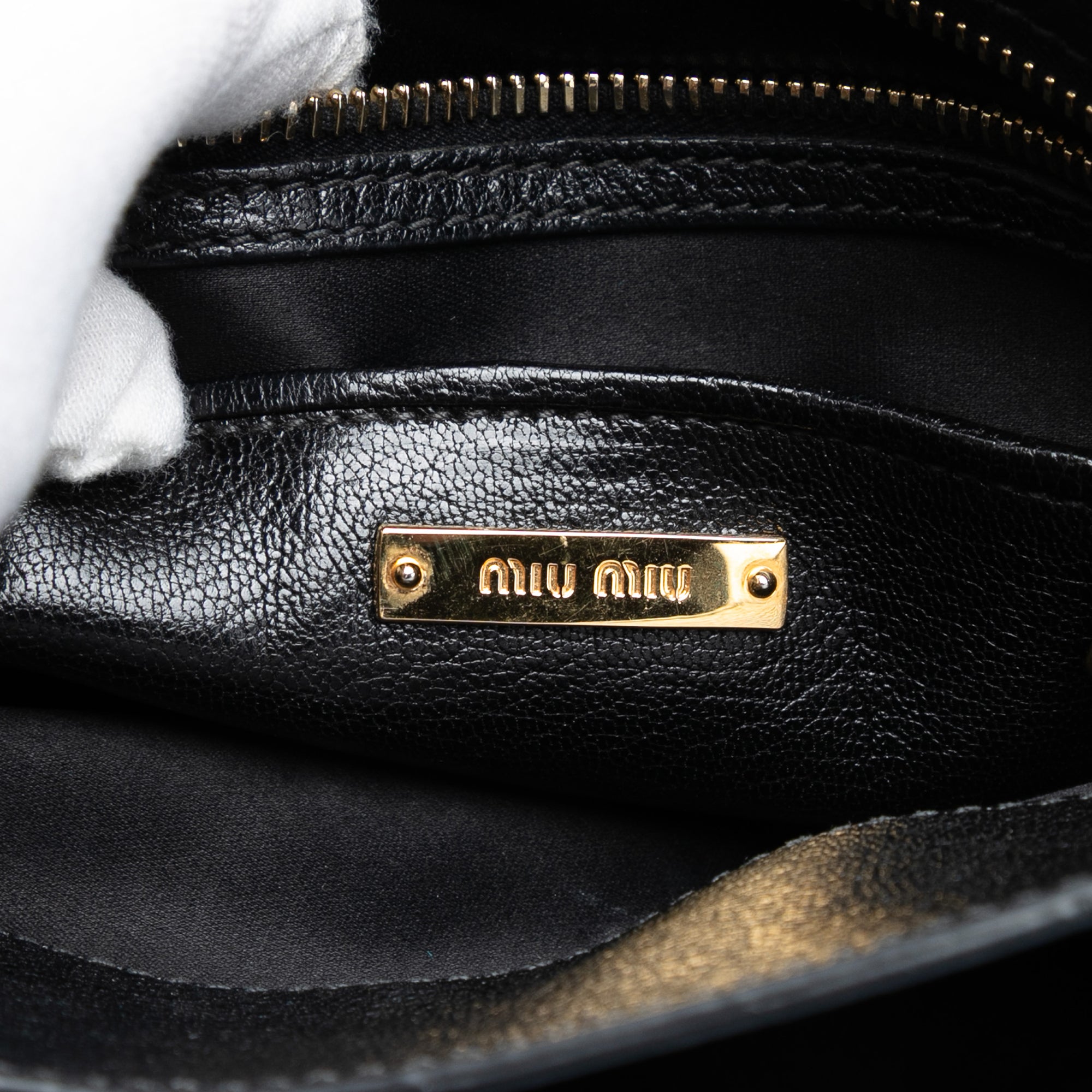 Bicolor Goatskin Madras Satchel - Image 5