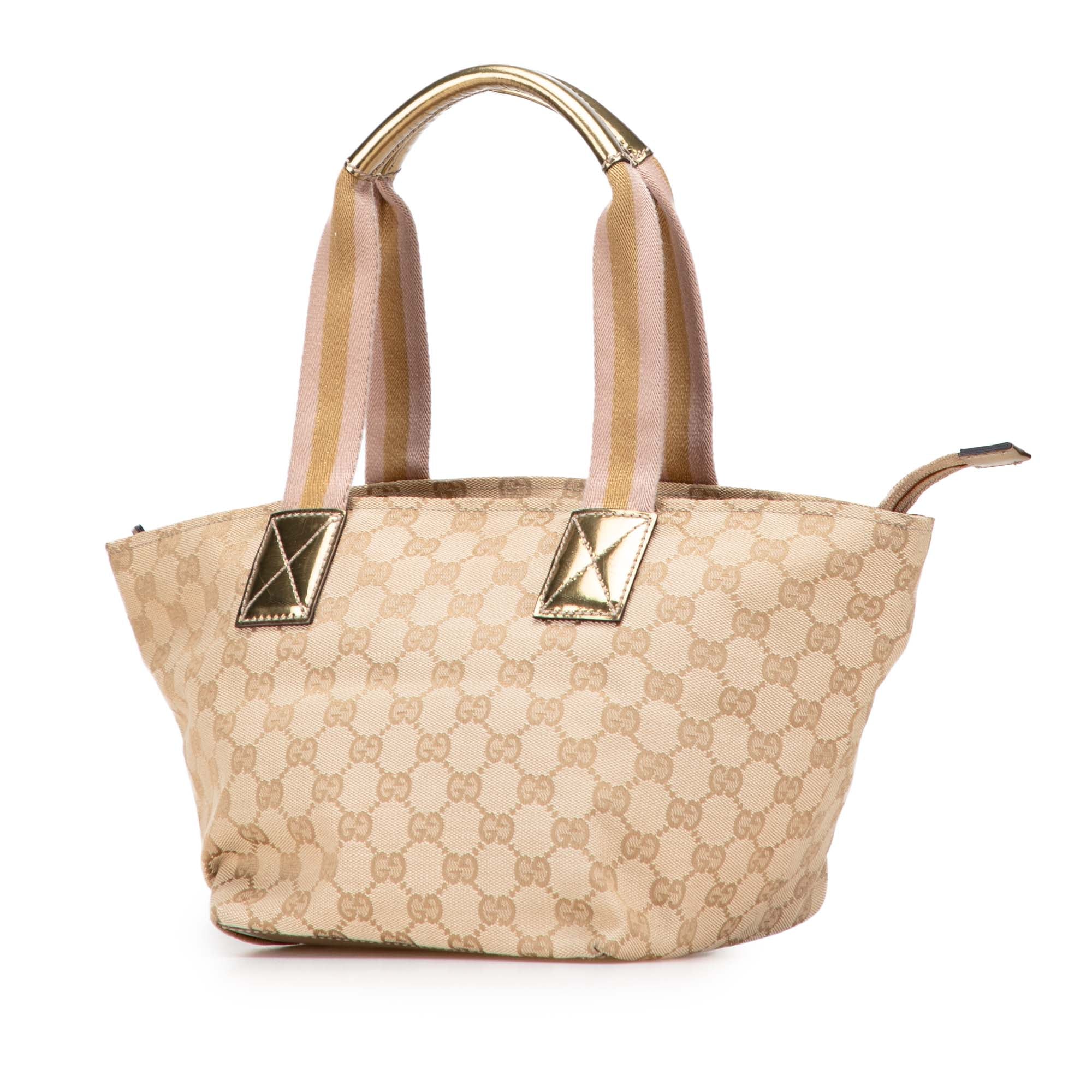 GG Canvas Web Tote - Image 2