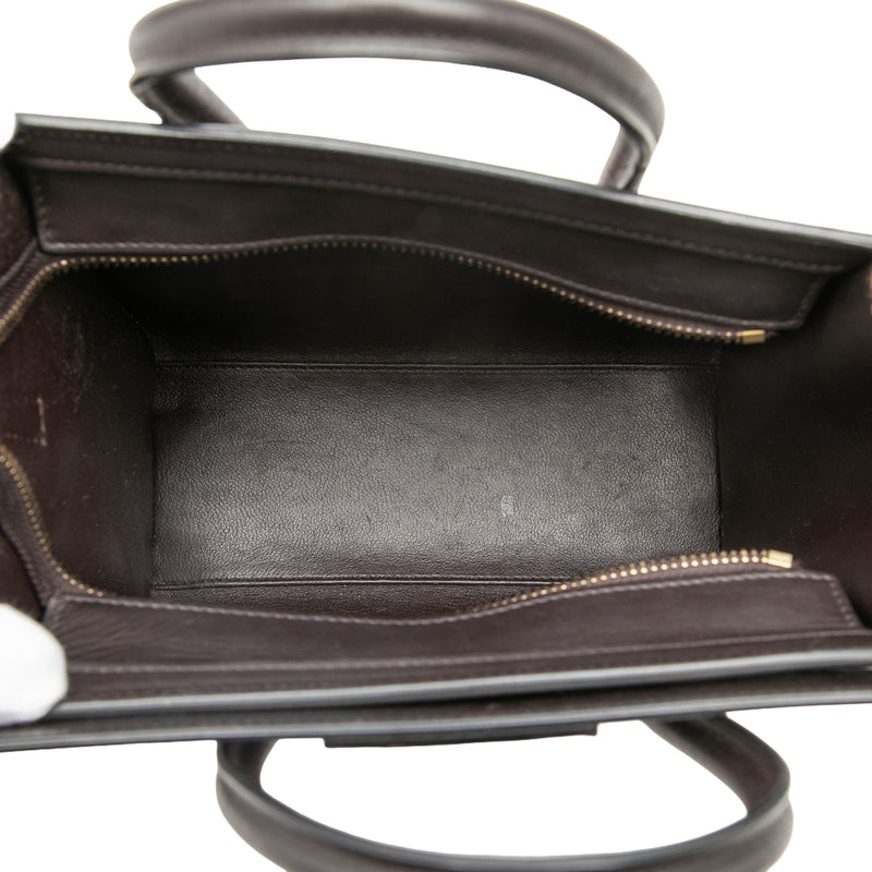 Nano Tricolor Leather Luggage Tote - Image 4