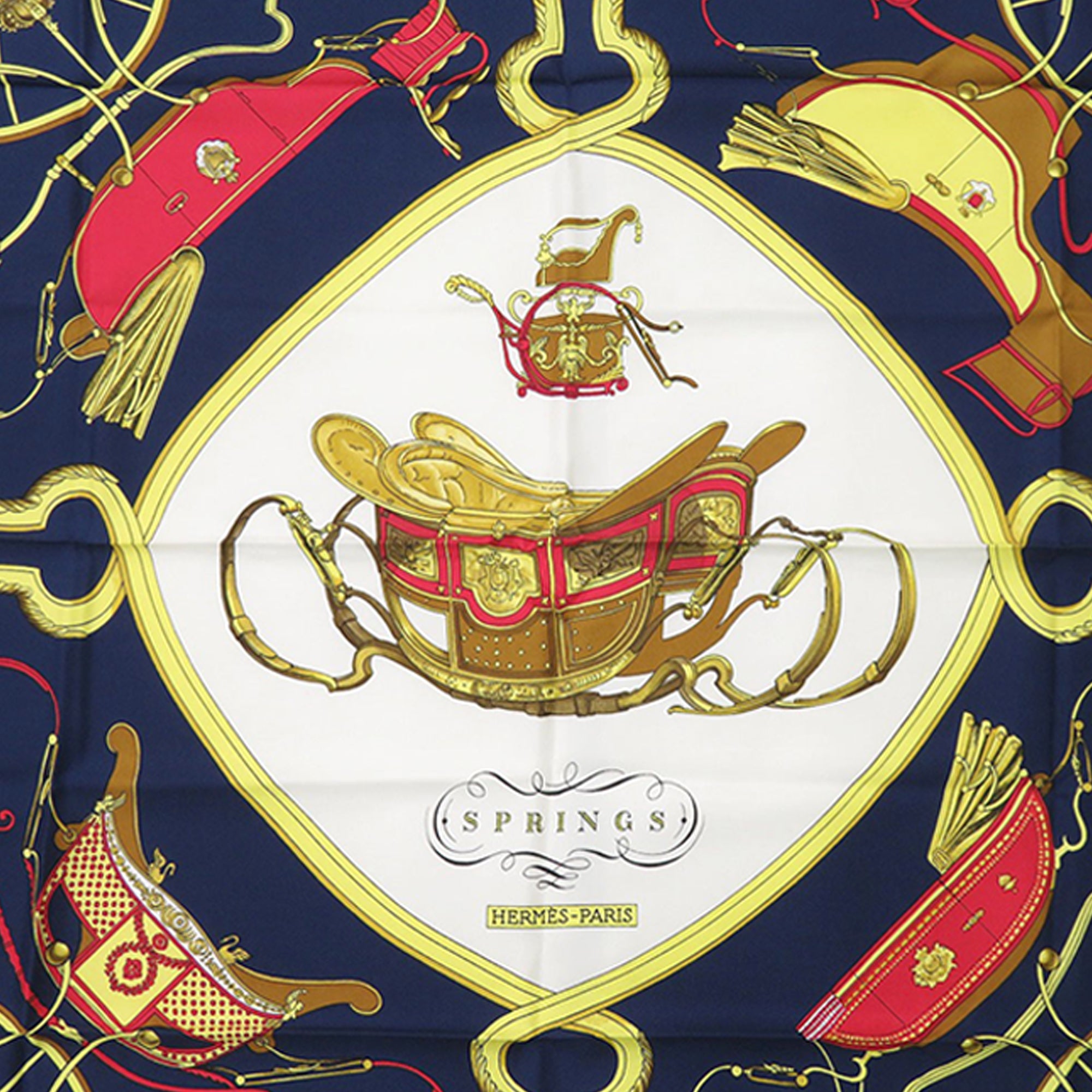 Springs Silk Scarf 90 - Image 3
