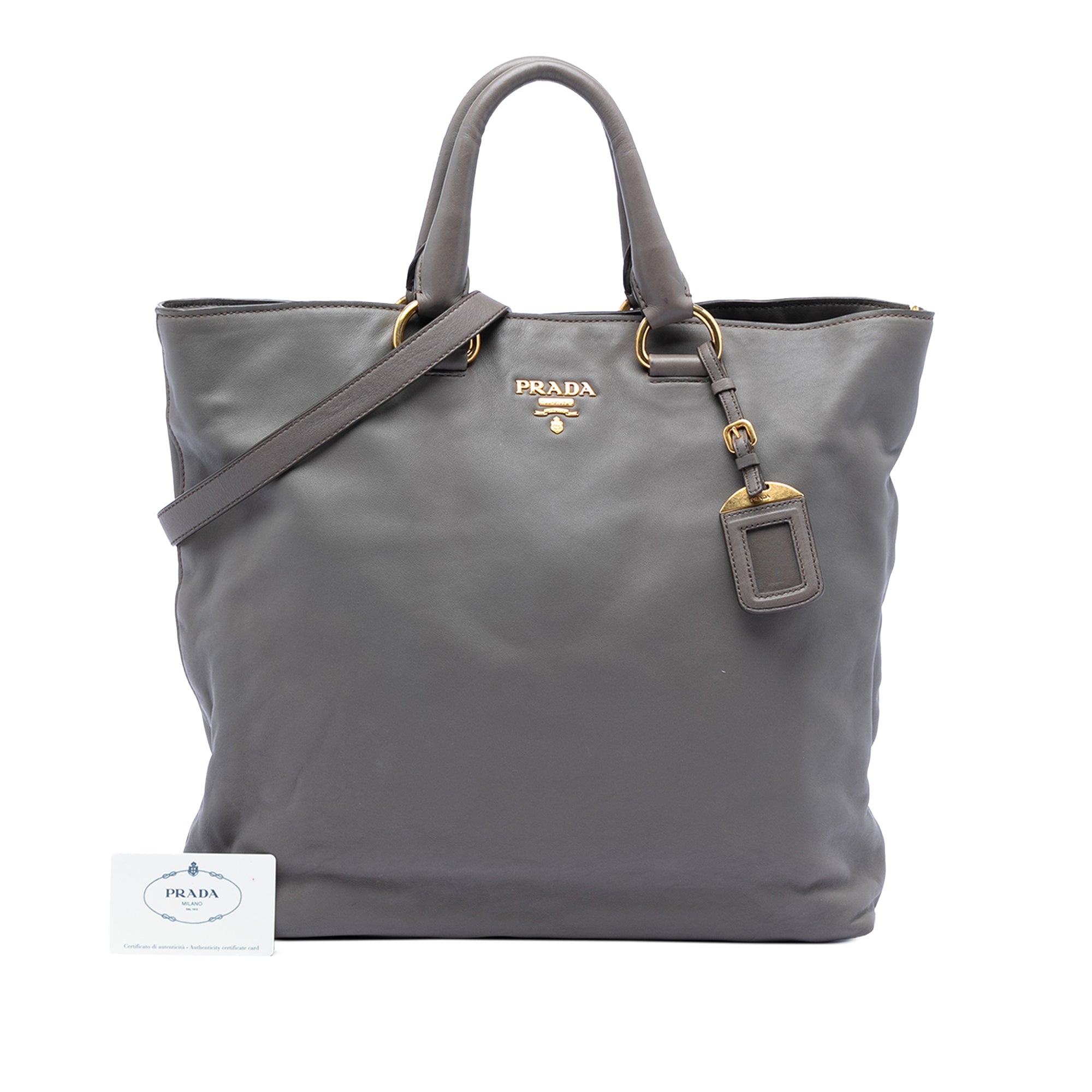 Soft Calf Open Convertible Tote - Image 7