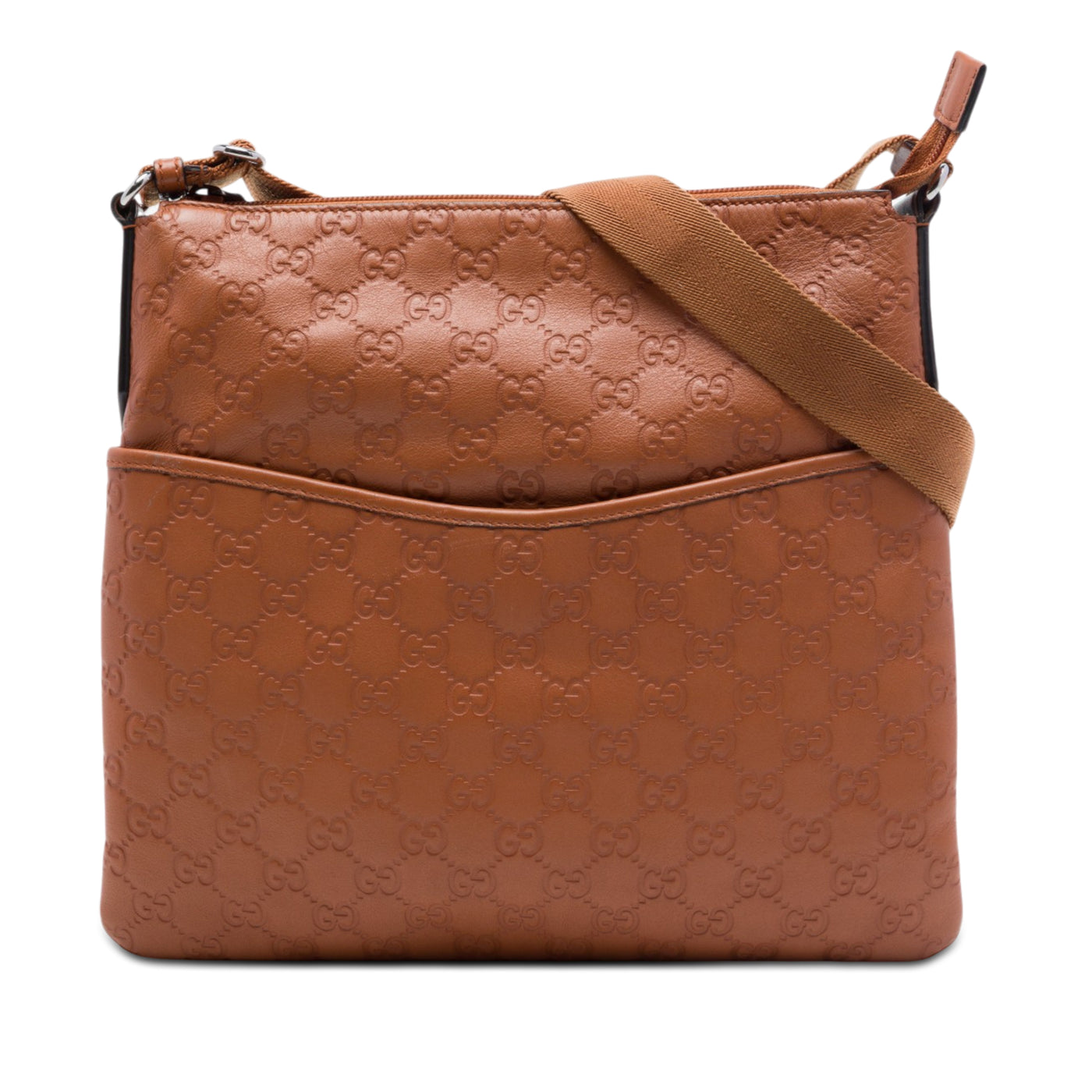 Guccissima Flat Messenger Bag - Image 1