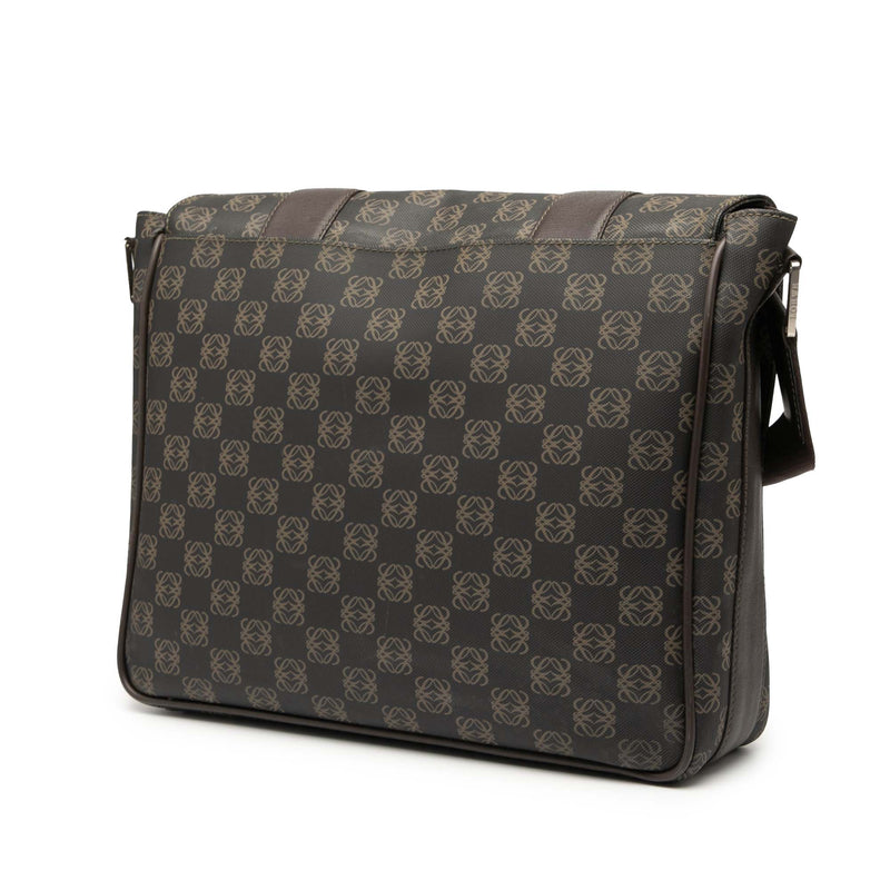 Anagram Coated Canvas Flap Crossbody - Image 2