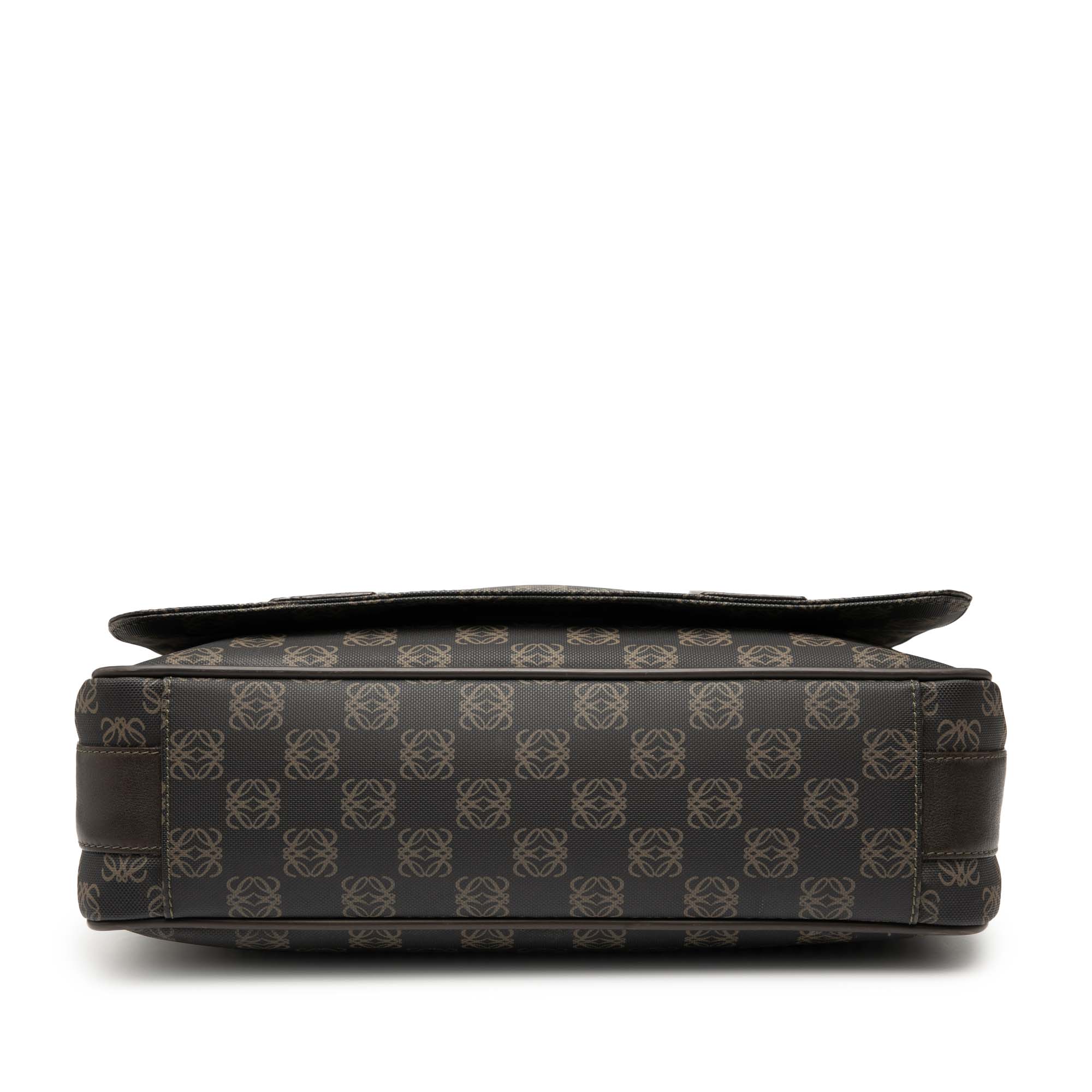 Anagram Coated Canvas Flap Crossbody - Image 3