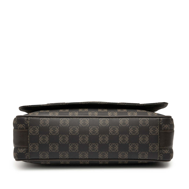 Anagram Coated Canvas Flap Crossbody - Image 3