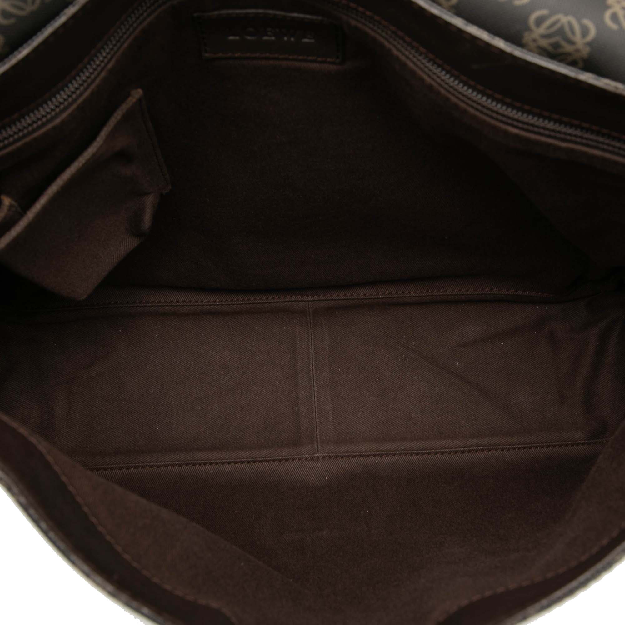Anagram Coated Canvas Flap Crossbody - Image 4