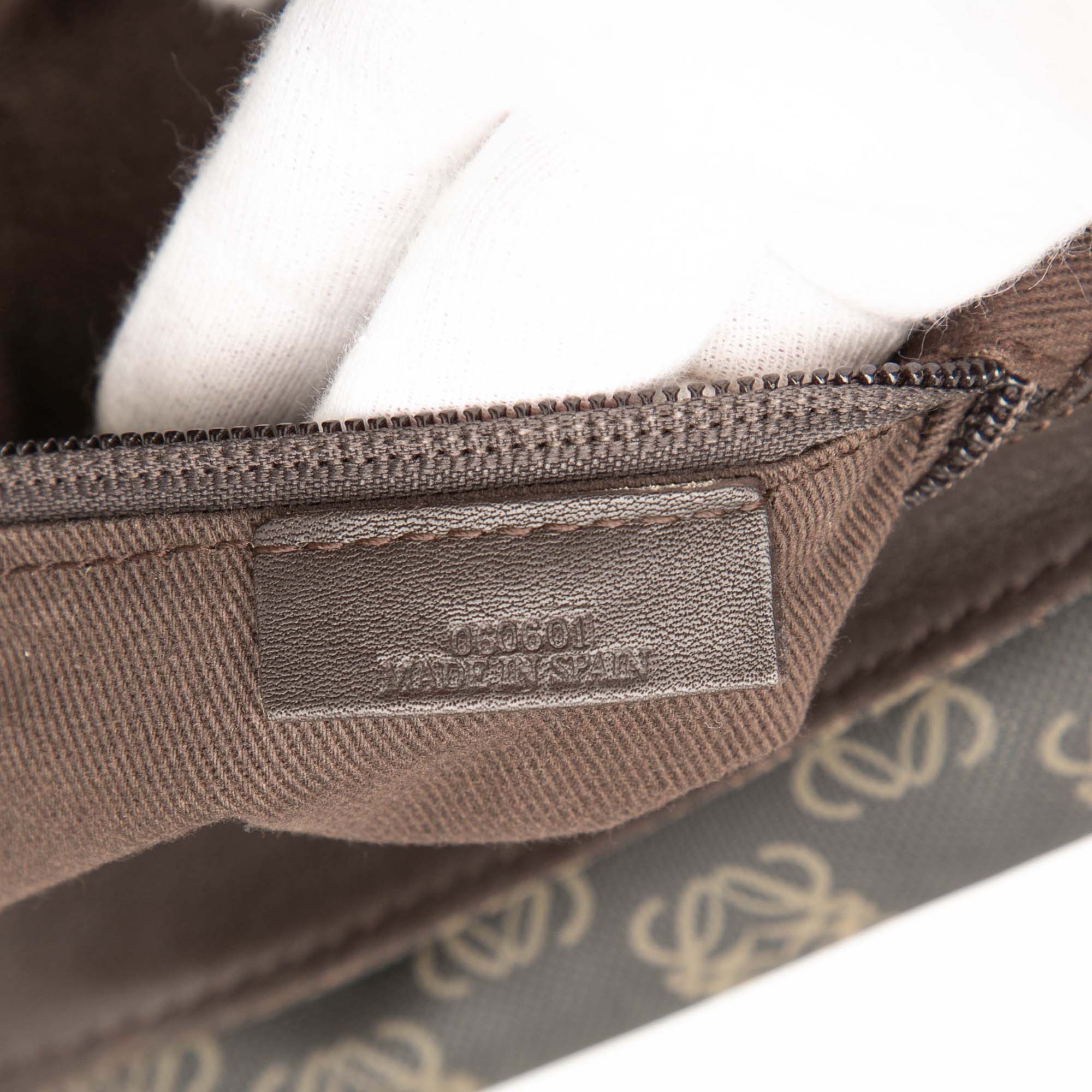 Anagram Coated Canvas Flap Crossbody - Image 6