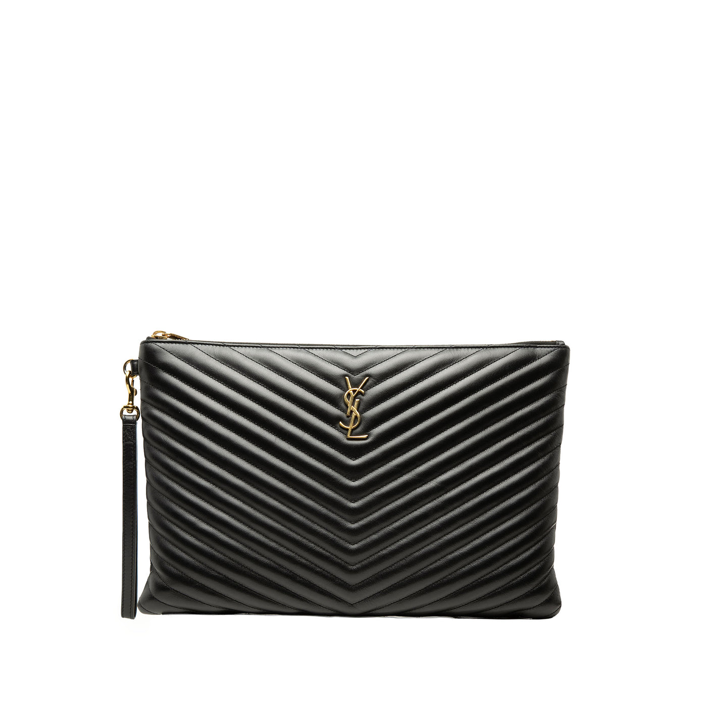Chevron Calfskin Cassandre Document Holder - Image 1