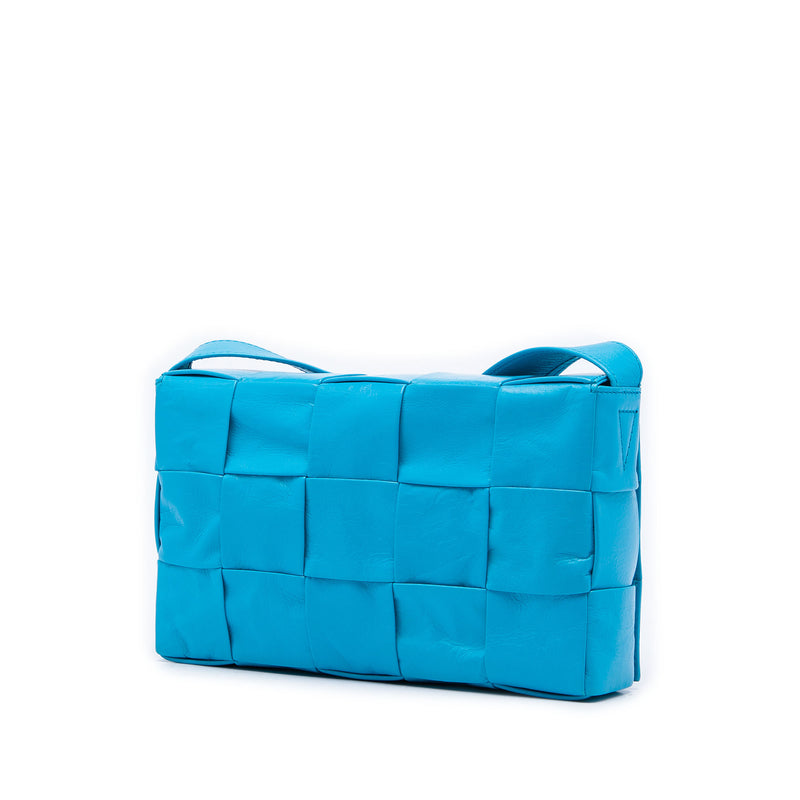 Paper Calfskin Intrecciato Cassette Crossbody - Image 2