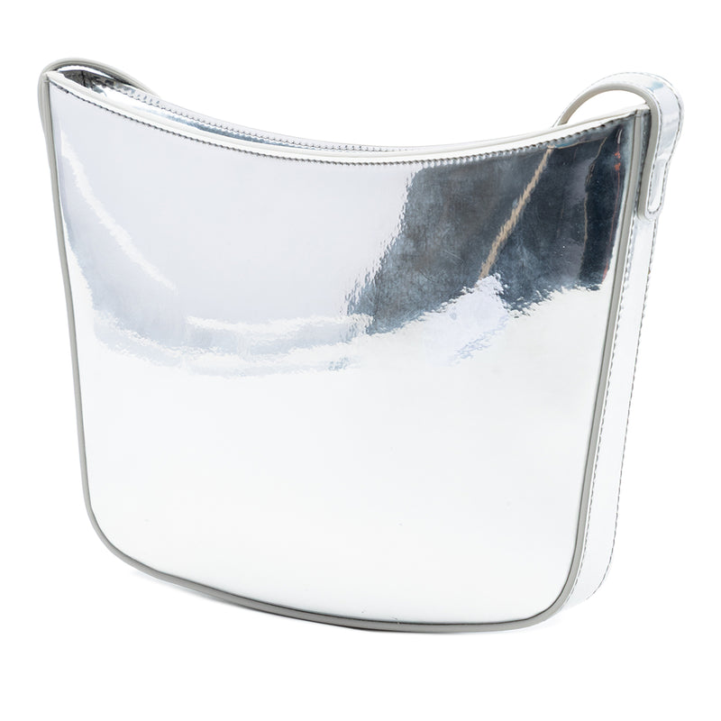 Medium Mirror Calfskin Croque Shoulder Bag - Image 2