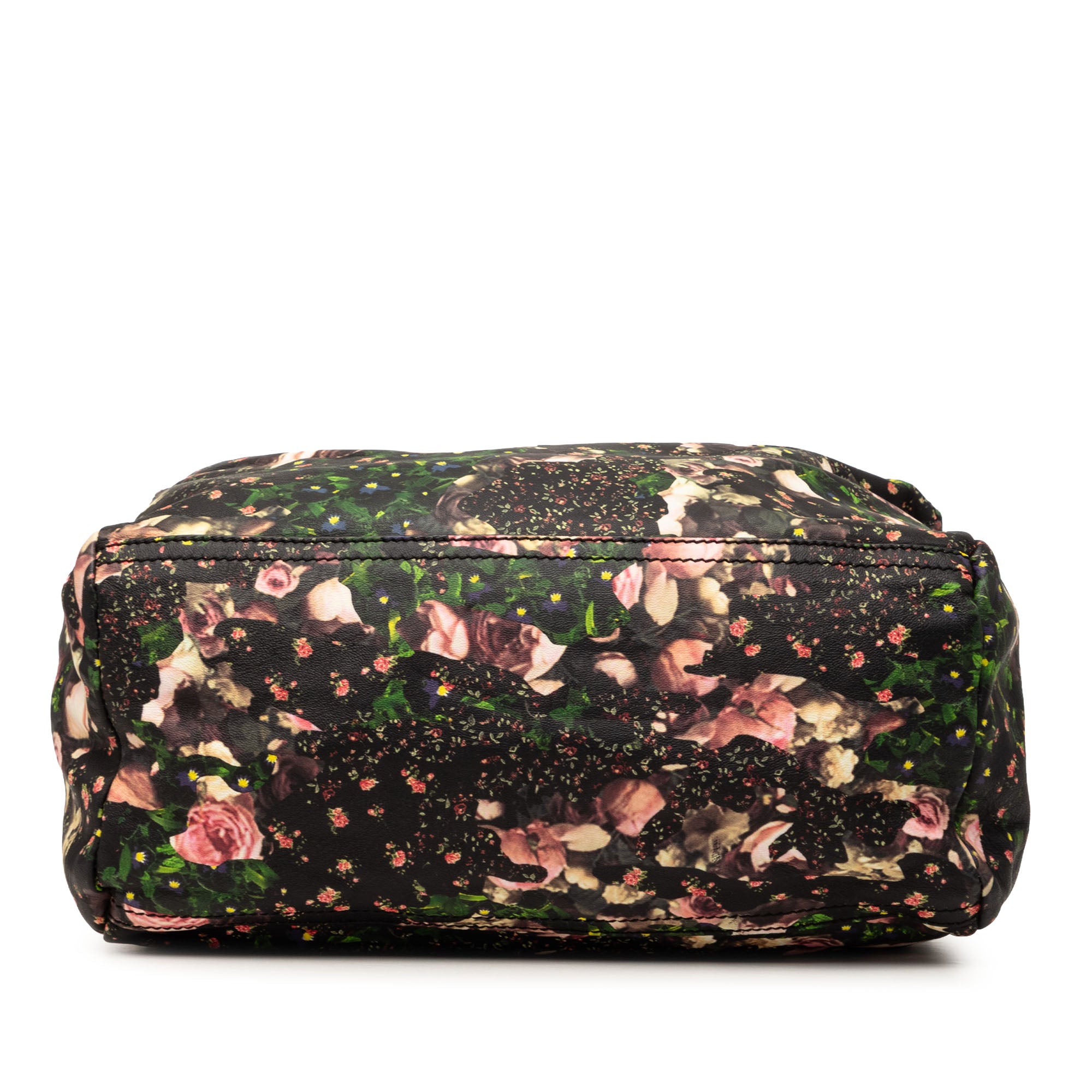 Medium Floral Printed Calfskin Pandora Satchel - Image 3