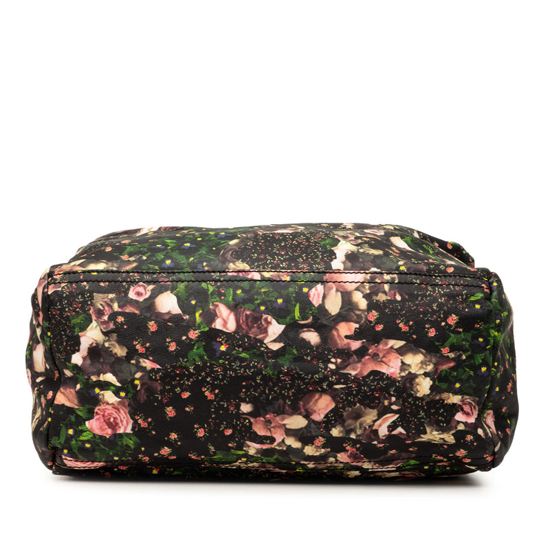Medium Floral Printed Calfskin Pandora Satchel - Image 3