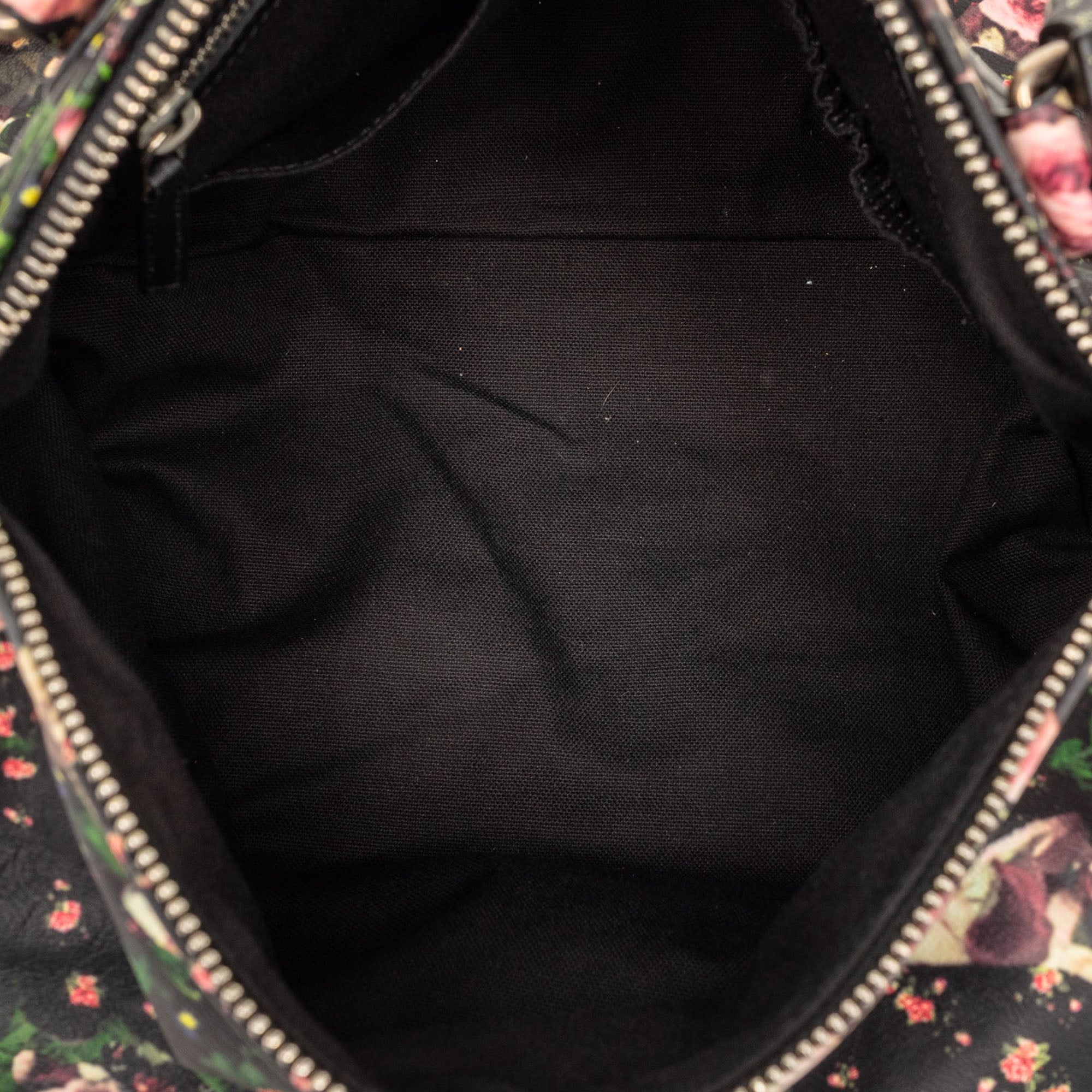 Medium Floral Printed Calfskin Pandora Satchel - Image 4